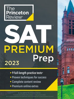 cover image of Princeton Review SAT Premium Prep, 2023